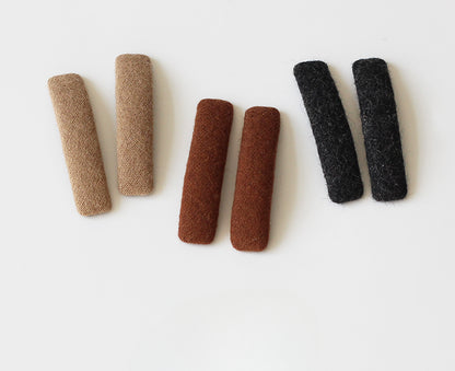 Trendy Fabric Hair Clips, Minimalist And Stylish For Women To Manage Hair
