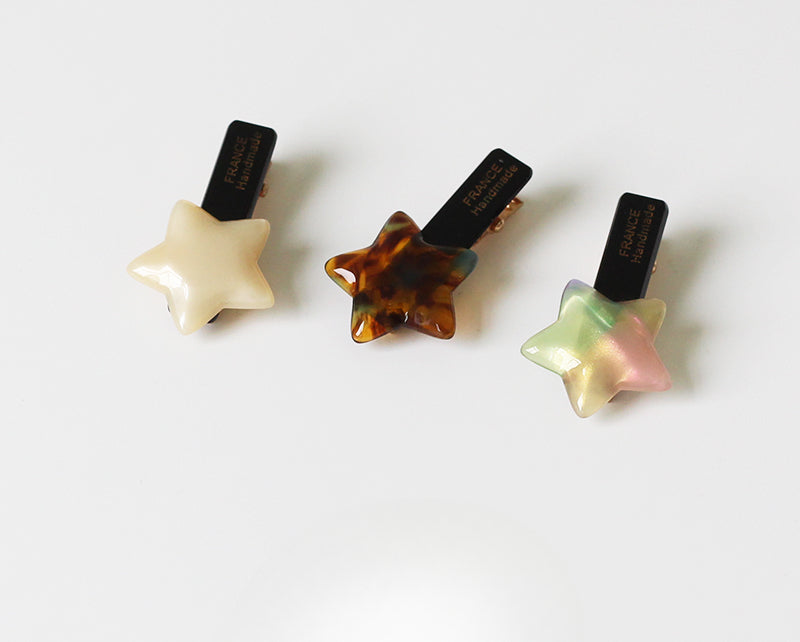Star Hair Clip for Women, 2024 New High-end Bangs and Side Hair Clip, Stylish Duckbill Hairpin