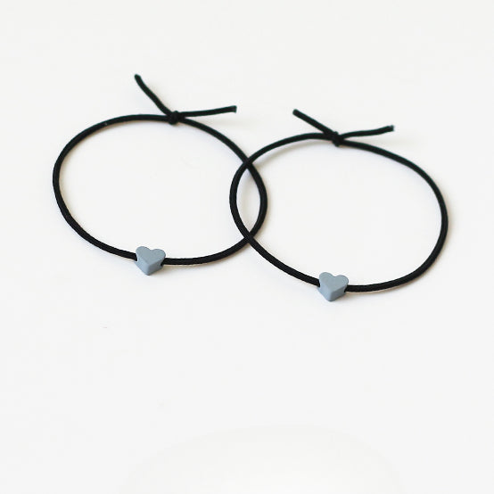 Heart Hair Ties For Couples, Two-In-One And Stylish For Women And Men To Tie Hair