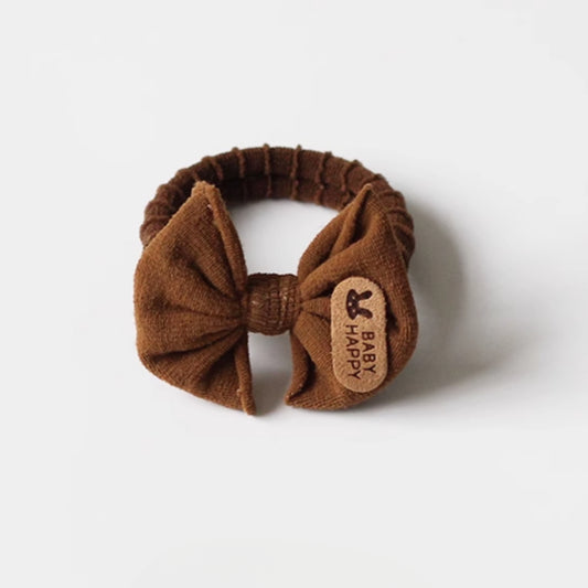 Brown Bow Hair Ties, Seamless And Stylish For Women To Tie Hair