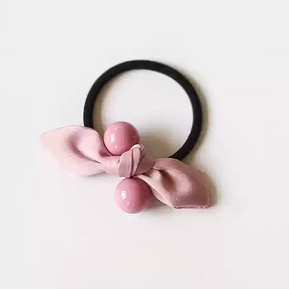 Korean Minimalist Women's Elastic Hair Tie - Bow Hair Band, Trendy Hair Accessory, Unique and Luxurious Exquisite Style