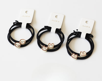Cute Cat And Dog Hair Ties, High-End And Durable For Women To Tie Hair