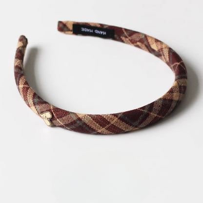 Heart Stripe Headband, High-End Hair Accessory For Various Occasions.