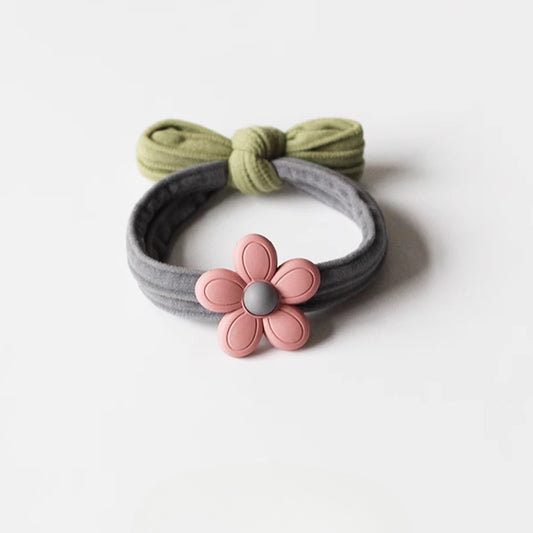 Flower Hair Ties, Seamless And Stylish For Women To Tie Hair