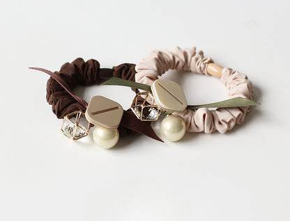 Premium Hair Tie - Trendy 2023 New Hair Band, Japanese and Korean Inspired Thick Elastic Band for Women's Hair Ties
