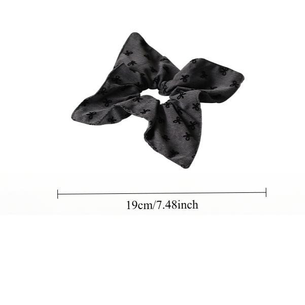 Square Scarf Bow Hair Tie, High Elasticity Durable Hair Band, 2024 New High-end Hair Loop for Tying Hair