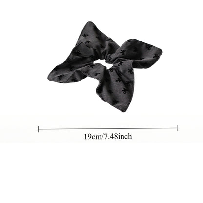 Square Scarf Bow Hair Tie, High Elasticity Durable Hair Band, 2024 New High-end Hair Loop for Tying Hair