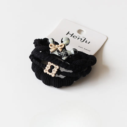 Crown Bow Hair Ties, High-Elasticity And Durable For Women To Tie Hair
