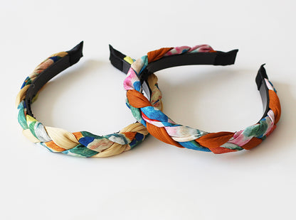 Colorful Twist Headband Stylish Hair Accessory High-End Design For Women Perfect For Makeup Or Daily Use