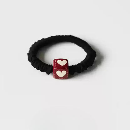 Square Hair Ties - Trendy Elegant Ponytail Elastic Bands, Thick High Elasticity Durable Hair Ties for Tying Hair
