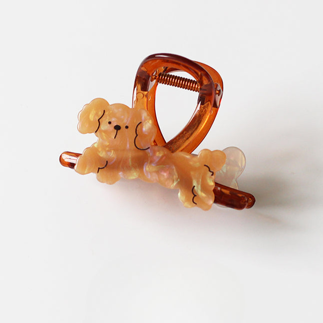 Small Animal Claw Clips for Women - 2024 New Premium Shark Clips for Thin Hair, Half-Up Hair Clips for Back of Head
