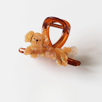 Small Animal Claw Clips for Women - 2024 New Premium Shark Clips for Thin Hair, Half-Up Hair Clips for Back of Head