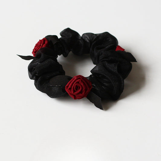 Rose Hair Tie Trendy New Elegant Simple Ponytail Band Women Hair Accessory