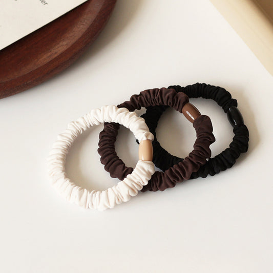 Elegant Hair Ties - Simple Elastic Bands for Women's Hair Ties and Ponytail Holders（Three-Piece Set）