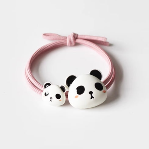 Panda Hair Tie - Cute Trendy Elegant Hair Band for Women, Unique Design Elastic Band for Tying Hair and Hair Holder