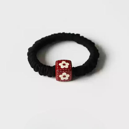Square Hair Ties - Trendy Elegant Ponytail Elastic Bands, Thick High Elasticity Durable Hair Ties for Tying Hair