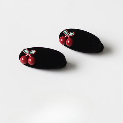 Cherry Hair Clips - Side Clips, Bang Clips, Forehair Clips, Duckbill Clips for Women, 2024 New Premium Hair Accessories