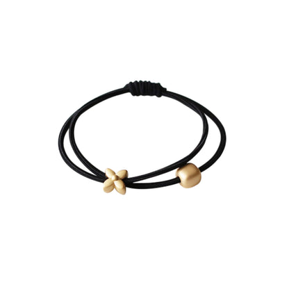 Simple Double-Layer Hair Ties, High-Elasticity And Durable For Women To Tie Hair