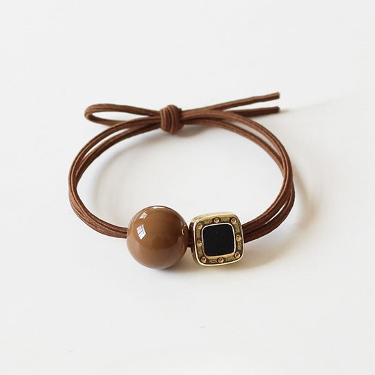 Heart Elastic Hair Tie - Trendy Elegant Hair Holder for Women, Japanese and Korean Inspired Premium Exquisite Hair Accessory