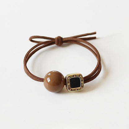 Heart Elastic Hair Tie - Trendy Elegant Hair Holder for Women, Japanese and Korean Inspired Premium Exquisite Hair Accessory