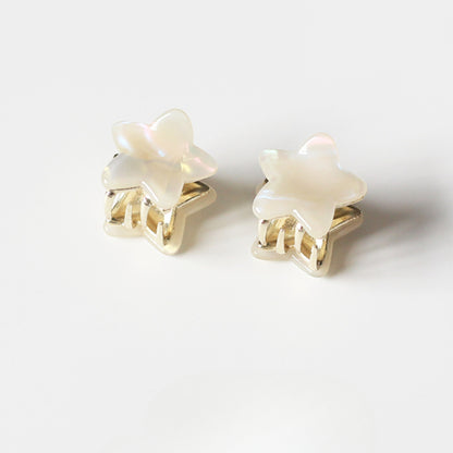 Star Hair Clips Small Size Stylish Hair Accessories For Thin Hair Perfect For Bangs Or Forehead Styling