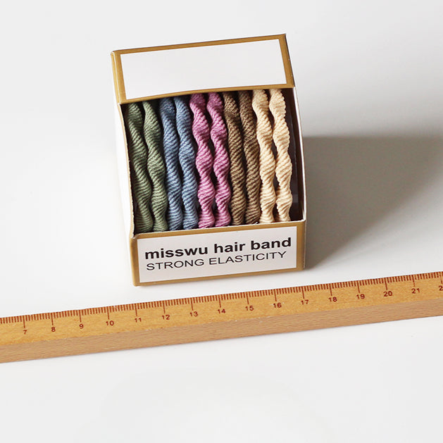 Set Of Ten Hair Ties, High-Elasticity And Durable For Women To Tie Hair
