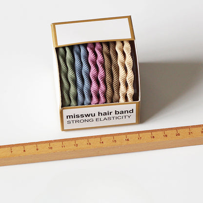 Set Of Ten Hair Ties, High-Elasticity And Durable For Women To Tie Hair
