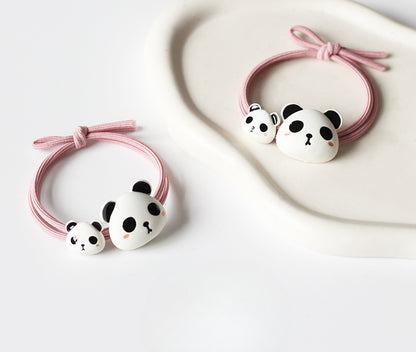 Panda Hair Tie - Cute Trendy Elegant Hair Band for Women, Unique Design Elastic Band for Tying Hair and Hair Holder