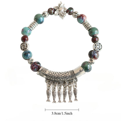 Handmade Ethnic Beads Bracelet- Friendship Gift for Girls