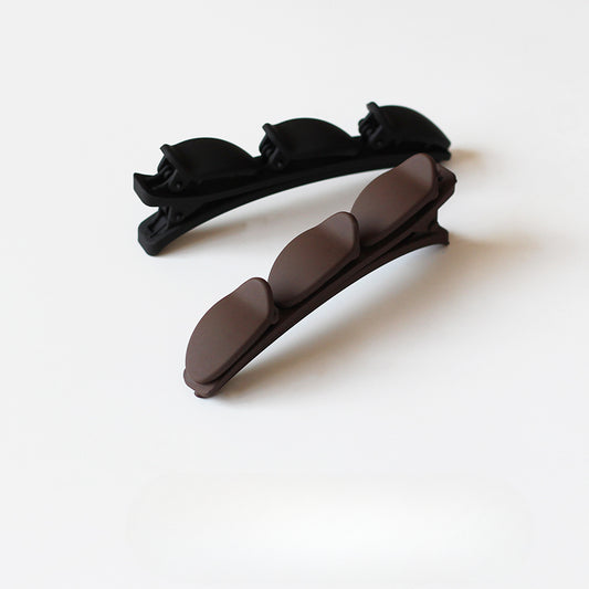 Matte Frizz Control Clip Bangs Forehead Simple Lazy Braid Hair Accessory Women
