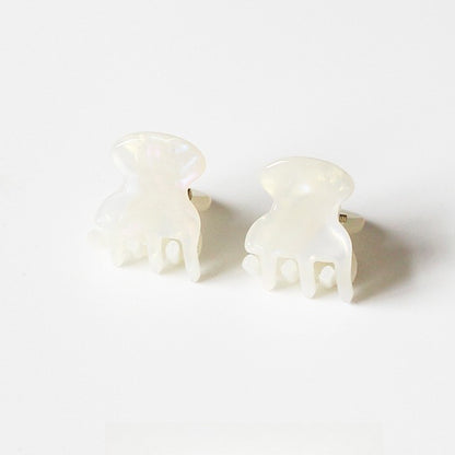 Small Claw Clip, Trendy and Elegant Acrylic Hair Accessory (1.7cm)