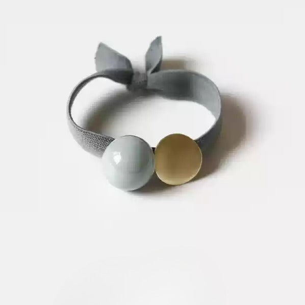 Wide Hair Tie Simple Ponytail Band Women Elegant Hair Accessory Trendy Style