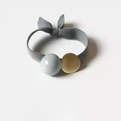 Wide Hair Tie Simple Ponytail Band Women Elegant Hair Accessory Trendy Style