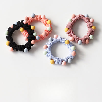 Candy-colored Hair Tie, New High-end Cute Hair Loop, Elastic Hair Accessory