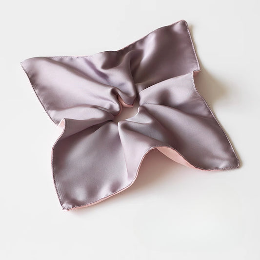 Silk Scarf French Retro Hair Tie - Korean Trendy New Premium Hair Band and Elastic for Women