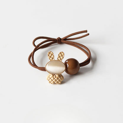 Bunny Hair Tie - Trendy Elegant Elastic Band, High Elasticity Durable Hair Tie for Women, Exquisite Japanese and Korean Inspired Hair Holder