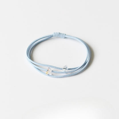 Textured Oval Hair Tie Thick Elastic Band Women New Simple Ponytail Hair Accessory