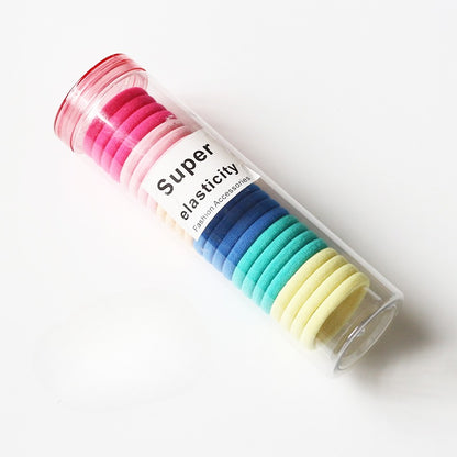 Jarred Seamless Hair Ties for Women - Trendy Ins Elastic Bands, High Elasticity Basic Hair Ties