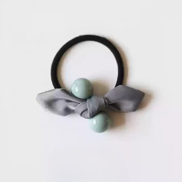 Korean Minimalist Women's Elastic Hair Tie - Bow Hair Band, Trendy Hair Accessory, Unique and Luxurious Exquisite Style