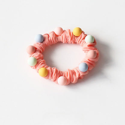 Candy-colored Hair Tie, New High-end Cute Hair Loop, Elastic Hair Accessory