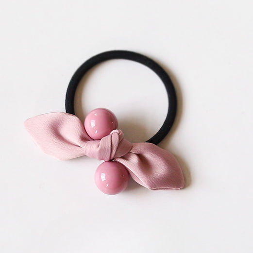 Korean Minimalist Women's Elastic Hair Tie - Bow Hair Band, Trendy Hair Accessory, Unique and Luxurious Exquisite Style