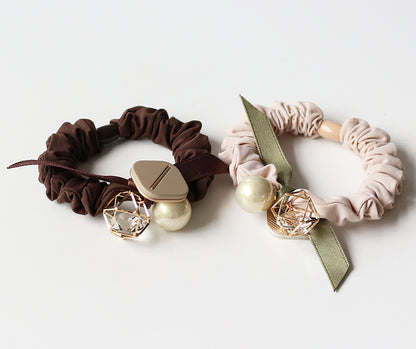 Premium Hair Tie - Trendy 2023 New Hair Band, Japanese and Korean Inspired Thick Elastic Band for Women's Hair Ties