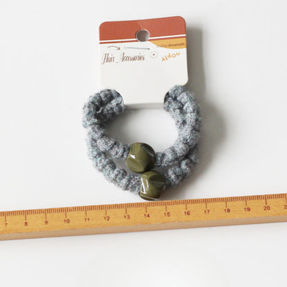 Knitted Wave Hair Ties, High-End And Durable For Women To Tie Hair