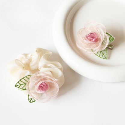 Rose Hair Ties, Elegant And Durable For Women To Tie Hair