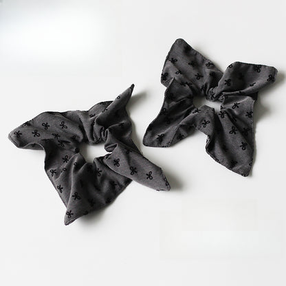 Square Scarf Bow Hair Tie, High Elasticity Durable Hair Band, 2024 New High-end Hair Loop for Tying Hair