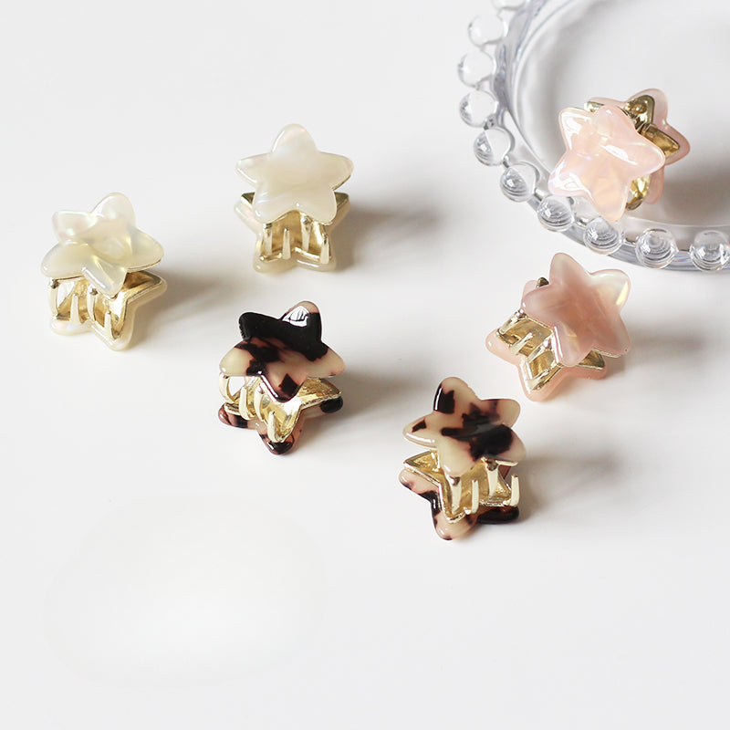 Star Hair Clips Small Size Stylish Hair Accessories For Thin Hair Perfect For Bangs Or Forehead Styling