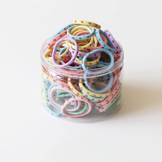 Cute Canister Hair Ties High Elasticity Durable Hairbands Stylish Hair Accessories For Women Perfect For Ponytails