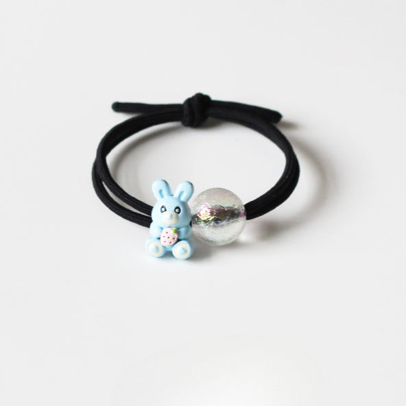 Bunny Ears Hair Tie - Women's Trendy New Elegant Hair Band, Simple Cute Elastic for Women's Hair Ties