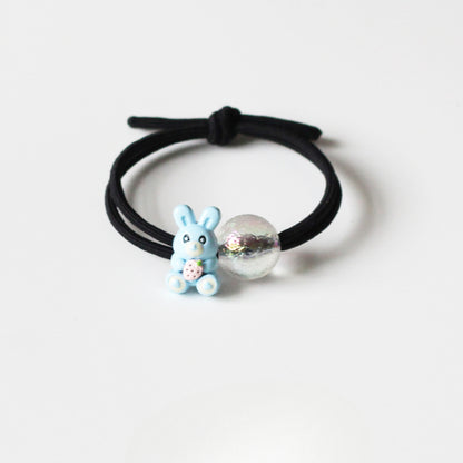 Bunny Ears Hair Tie - Women's Trendy New Elegant Hair Band, Simple Cute Elastic for Women's Hair Ties