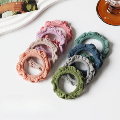 Soft Seamless Hair Ties, Gentle And Stylish For Women To Style Hair（Set of 4）